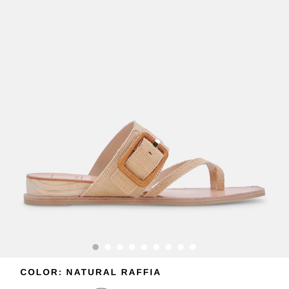 Dolcd Vita Perris Sandal in Natural Raffia